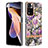 Custodia Silicone Gel Morbida Fantasia Modello Cover con Anello Supporto Y06B per Xiaomi Poco X4 NFC Lavanda