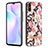 Custodia Silicone Gel Morbida Fantasia Modello Cover con Anello Supporto Y06B per Xiaomi Redmi 9A