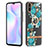 Custodia Silicone Gel Morbida Fantasia Modello Cover con Anello Supporto Y06B per Xiaomi Redmi 9A