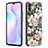 Custodia Silicone Gel Morbida Fantasia Modello Cover con Anello Supporto Y06B per Xiaomi Redmi 9i