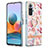 Custodia Silicone Gel Morbida Fantasia Modello Cover con Anello Supporto Y06B per Xiaomi Redmi Note 10 Pro 4G