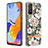 Custodia Silicone Gel Morbida Fantasia Modello Cover con Anello Supporto Y06B per Xiaomi Redmi Note 11 Pro 4G