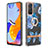 Custodia Silicone Gel Morbida Fantasia Modello Cover con Anello Supporto Y06B per Xiaomi Redmi Note 11 Pro 4G