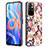 Custodia Silicone Gel Morbida Fantasia Modello Cover con Anello Supporto Y06B per Xiaomi Redmi Note 11S 5G