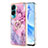 Custodia Silicone Gel Morbida Fantasia Modello Cover con Anello Supporto YB1 per Huawei Honor 90 Lite 5G