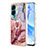 Custodia Silicone Gel Morbida Fantasia Modello Cover con Anello Supporto YB1 per Huawei Honor 90 Lite 5G Rosa