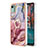 Custodia Silicone Gel Morbida Fantasia Modello Cover con Anello Supporto YB1 per Nokia C12 Multicolore