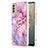 Custodia Silicone Gel Morbida Fantasia Modello Cover con Anello Supporto YB1 per Nokia C31