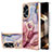 Custodia Silicone Gel Morbida Fantasia Modello Cover con Anello Supporto YB1 per Oppo A18