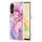 Custodia Silicone Gel Morbida Fantasia Modello Cover con Anello Supporto YB1 per Oppo Reno8 T 4G