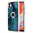 Custodia Silicone Gel Morbida Fantasia Modello Cover con Anello Supporto YB1 per Samsung Galaxy A04E Verde