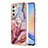 Custodia Silicone Gel Morbida Fantasia Modello Cover con Anello Supporto YB1 per Samsung Galaxy A24 4G