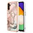 Custodia Silicone Gel Morbida Fantasia Modello Cover con Anello Supporto YB1 per Samsung Galaxy A34 5G