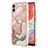 Custodia Silicone Gel Morbida Fantasia Modello Cover con Anello Supporto YB1 per Samsung Galaxy F04