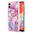 Custodia Silicone Gel Morbida Fantasia Modello Cover con Anello Supporto YB1 per Samsung Galaxy F04