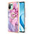 Custodia Silicone Gel Morbida Fantasia Modello Cover con Anello Supporto YB1 per Xiaomi Mi 11 Lite 4G