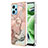 Custodia Silicone Gel Morbida Fantasia Modello Cover con Anello Supporto YB1 per Xiaomi Poco X5 5G Rosa