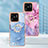 Custodia Silicone Gel Morbida Fantasia Modello Cover con Anello Supporto YB1 per Xiaomi Redmi 10 Power