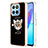 Custodia Silicone Gel Morbida Fantasia Modello Cover con Anello Supporto YB2 per Huawei Honor X6