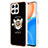 Custodia Silicone Gel Morbida Fantasia Modello Cover con Anello Supporto YB2 per Huawei Honor X8 4G