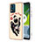 Custodia Silicone Gel Morbida Fantasia Modello Cover con Anello Supporto YB2 per Motorola Moto E13