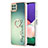 Custodia Silicone Gel Morbida Fantasia Modello Cover con Anello Supporto YB2 per Samsung Galaxy A22s 5G Verde