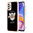 Custodia Silicone Gel Morbida Fantasia Modello Cover con Anello Supporto YB2 per Samsung Galaxy A72 5G Multicolore
