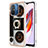 Custodia Silicone Gel Morbida Fantasia Modello Cover con Anello Supporto YB2 per Xiaomi Poco C55