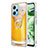 Custodia Silicone Gel Morbida Fantasia Modello Cover con Anello Supporto YB2 per Xiaomi Poco X5 5G Giallo