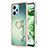 Custodia Silicone Gel Morbida Fantasia Modello Cover con Anello Supporto YB2 per Xiaomi Poco X5 5G Verde