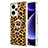 Custodia Silicone Gel Morbida Fantasia Modello Cover con Anello Supporto YB2 per Xiaomi Redmi Note 12 Turbo 5G Marrone