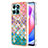 Custodia Silicone Gel Morbida Fantasia Modello Cover con Anello Supporto YB3 per Huawei Honor X6a Colorato