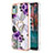 Custodia Silicone Gel Morbida Fantasia Modello Cover con Anello Supporto YB3 per Nokia C12