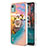 Custodia Silicone Gel Morbida Fantasia Modello Cover con Anello Supporto YB3 per Nokia C12 Multicolore