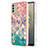 Custodia Silicone Gel Morbida Fantasia Modello Cover con Anello Supporto YB3 per Nokia C31