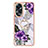 Custodia Silicone Gel Morbida Fantasia Modello Cover con Anello Supporto YB3 per Oppo A18