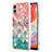 Custodia Silicone Gel Morbida Fantasia Modello Cover con Anello Supporto YB3 per Samsung Galaxy A04E Colorato