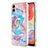 Custodia Silicone Gel Morbida Fantasia Modello Cover con Anello Supporto YB3 per Samsung Galaxy F04