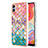 Custodia Silicone Gel Morbida Fantasia Modello Cover con Anello Supporto YB3 per Samsung Galaxy F04 Colorato