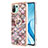 Custodia Silicone Gel Morbida Fantasia Modello Cover con Anello Supporto YB3 per Xiaomi Mi 11 Lite 4G Marrone