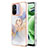 Custodia Silicone Gel Morbida Fantasia Modello Cover con Anello Supporto YB3 per Xiaomi Poco C55 Lavanda