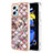 Custodia Silicone Gel Morbida Fantasia Modello Cover con Anello Supporto YB3 per Xiaomi Poco X4 GT 5G Marrone