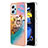 Custodia Silicone Gel Morbida Fantasia Modello Cover con Anello Supporto YB3 per Xiaomi Redmi Note 11 Pro+ Plus 5G Multicolore