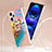 Custodia Silicone Gel Morbida Fantasia Modello Cover con Anello Supporto YB3 per Xiaomi Redmi Note 12 Explorer