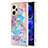 Custodia Silicone Gel Morbida Fantasia Modello Cover con Anello Supporto YB3 per Xiaomi Redmi Note 12 Explorer Blu