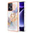 Custodia Silicone Gel Morbida Fantasia Modello Cover con Anello Supporto YB3 per Xiaomi Redmi Note 12 Turbo 5G Lavanda