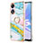 Custodia Silicone Gel Morbida Fantasia Modello Cover con Anello Supporto YB5 per Oppo A58 5G Colorato