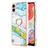 Custodia Silicone Gel Morbida Fantasia Modello Cover con Anello Supporto YB5 per Samsung Galaxy A04 4G Colorato