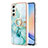 Custodia Silicone Gel Morbida Fantasia Modello Cover con Anello Supporto YB5 per Samsung Galaxy A25 5G