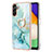 Custodia Silicone Gel Morbida Fantasia Modello Cover con Anello Supporto YB5 per Samsung Galaxy A34 5G